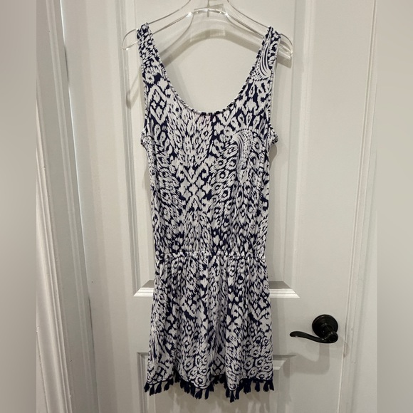 Lilly Pulitzer Navy and White Patterned Romper - Picture 3 of 5